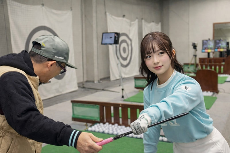 ゴルフスクール 名古屋の初心者レッスン風景